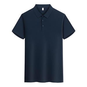 Venta al por mayor cómodo de secado rápido transpirable hombres de verano solapa camisa de negocios Casual moda para hombre Polo de manga corta Camiseta - Product Image 5