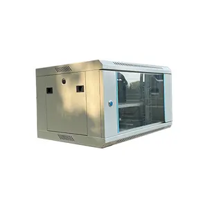 High Quality 600*450 Wall-Mounted c Cabinet with Tempered Glass Door for Data Centers