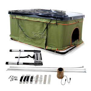 Carpa de techo rígida para vehículos de camping al aire libre, compatible con Great Wall Poer, Dmax, Ram 1500. - Product Image 6