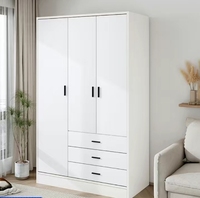 Top Ventes - Armoire en Bois Sur Mesure Penderie de Chambre Meuble Porte en Verre - Armoire Pliante