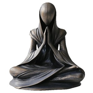 Estatua de Alien para Meditación, Resina Epoxi Ecológica, Adorno Religioso de Hadas para Mesa, Regalo Creativo - Product Image 5