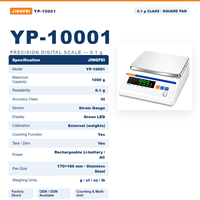 Balance numérique de précision 0,1g-1000g (g, ct, oz, lb) avec fonctions de tare et de comptage pour laboratoire et vente en gros