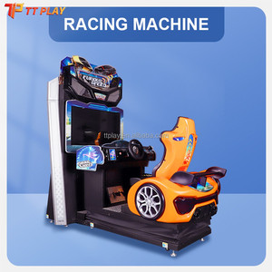 Máquina de Juego de Carreras Arcade con Pantalla, Simulador de Conducción Operado con Monedas para Negocios de Zonas de Juego - Product Image 6