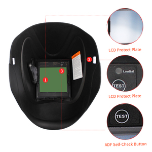 Máscara de Soldadura TIG MIG MMA con Oscurecimiento Automático Solar, Sensor de Arco Eara 4, DIN5-DIN13, Visión Amplia y Color Real - Product Image 5