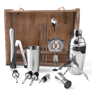 Chất lượng cao Thiết kế mới nhà bartender <span class=keywords><strong>Kit</strong></span> với Gỗ Đứng tốt nhất thanh thép không gỉ công cụ - Product Image 4