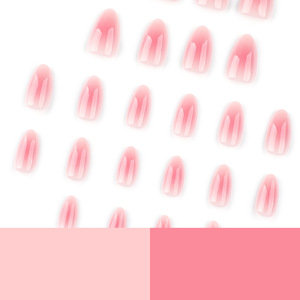 <span class=keywords><strong>Uñas</strong></span> Postizas de Gelatina <span class=keywords><strong>Rosa</strong></span> Nude, Forma Almendrada, 24 Piezas, Acabado <span class=keywords><strong>Natural</strong></span> Brillante, para Uso Diario, Venta al por Mayor - Product Image 5