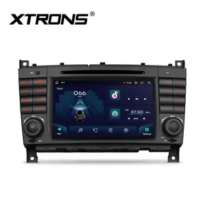 XTRONS 7英寸双Din安卓13 64GB汽车音频DVD播放器，适用于奔驰W203 W209 W463 Carplay 4G LTE安卓自动无线电