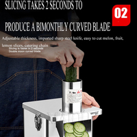 Mesin pemotong buah otomatis Stainless Steel, mesin pemotong sayur kubus kentang