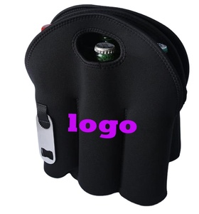 BSBH Barato Personalizado Portador de Vino Bolsa de Mano 6 Pack Cerveza Dos Botellas de Neopreno Aislado Lata Botella para Viajes Mantener Bebidas Frías Titular - Product Image 2
