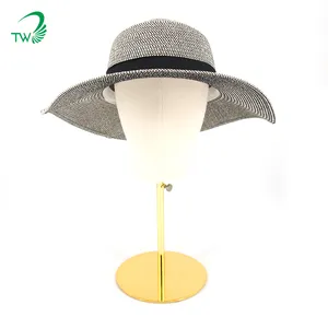 Cappello da donna a bordo largo personalizzato Floppy paglia cappello da sole in cotone rafia con motivo stampato per viaggi giornalieri da spiaggia ed estivi