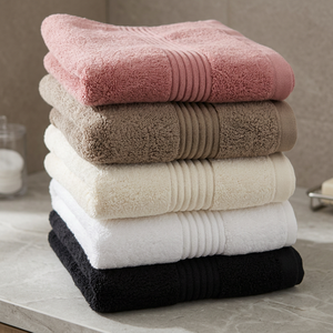 Premium Quality Quick Dry Cotton <b>Towels</b> high quality Bath <b>Towel</b> Custom 400g 700g Soft Fluffy Soft <b>Terry</b> 6pcs <b>Towels</b> - Product Image 1