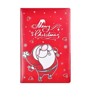 Tapa de pared dura con diseño de animales de Navidad, cubierta de libro A5, regalos de cuader