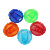 Vente en gros de couvercles coulissants anti-fuite et anti-éclaboussures en plastique coloré de remplacement pour gobelets isothermes fins et droits de 20 oz
