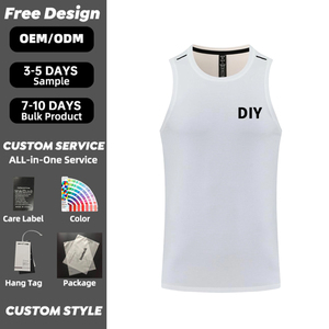 Wholesale Summer <b>Man</b> Sport Tank Top Quick Dry Gym Breathable Muscle Training Sleeveless Shirts - Product Image 1