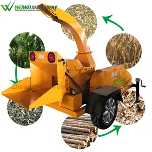 Weiwei Chi Nhánh Twig Pellet Mill Máy Lá Cọ Máy Nghiền Gỗ Để Làm Mùn Cưa Nấm