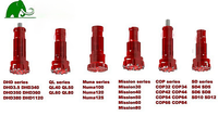 DHD3.5 DHD340 DHD350 DHD360 DHD380 série marteau haute pression DTH bouton bit