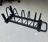 Équipement de fitness pour salle de sport, support de rangement horizontal pour plaques de poids, support mobile pour plaques de barre de musculation
