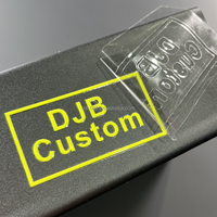 Autocollants de transfert UV personnalisés avec logo, adhésifs en vinyle métallique argenté pour l'image de marque des entreprises, qualité supérieure