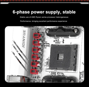 Placa base para PC de escritorio JGINYUE B450I GAMING Mini ITX <span class=keywords><strong>DDR4</strong></span> - Product Image 6