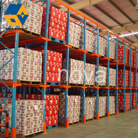 NOVA Étagères de stockage de support de palette à double profondeur Entraînement à haute densité dans le système de rayonnage à palettes Entraînement intensif dans le support industriel