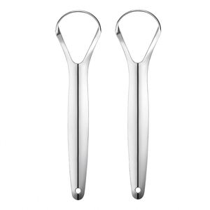 Nettoyant de Langue Portable Écologique en Acier Inoxydable Réutilisable en Forme de Cuillère, Approuvé et Personnalisable, Meilleure Vente pour Soins Bucco-Dentaires - Product Image 1