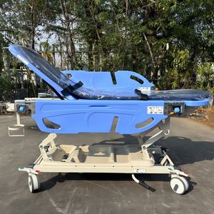 <span class=keywords><strong>Chariot</strong></span> de transfert <span class=keywords><strong>médical</strong></span> de luxe avec garde-corps rotatif - <span class=keywords><strong>Chariot</strong></span> de transport de patients en acier inoxydable <span class=keywords><strong>pour</strong></span> hôpital, clinique, soins à domicile - Product Image 1