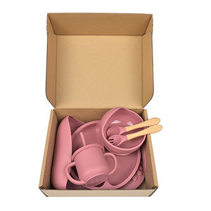 Set <span class=keywords><strong>de</strong></span> Alimentación para Bebés con Sistema <span class=keywords><strong>de</strong></span> Alimentación Dirigida por el Bebé, Kit <span class=keywords><strong>de</strong></span> Silicona Libre <span class=keywords><strong>de</strong></span> BPA, Vajilla Infantil, Babero para Niños Pequeños, <span class=keywords><strong>Platos</strong></span> <span class=keywords><strong>y</strong></span> Utensilios <span class=keywords><strong>de</strong></span> Silicona, Set <span class=keywords><strong>de</strong></span> Comida para Bebés - Product Image 6