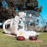 Tente gonflable transparente de dôme de bulle de PVC de haute qualité pour le camping et les noces