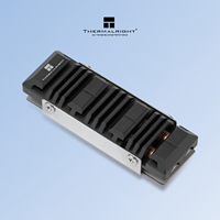 Pabrik Pasokan Dual Copper Heatpipes PCIe M.2 2280 CNC Aluminium Thermalright CSA-5 PRO NVMe SSD Radiator