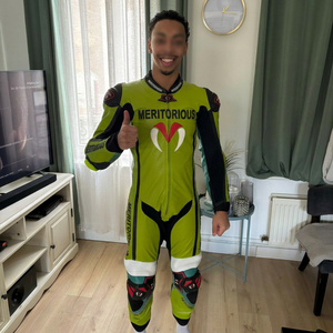 Nuevo Traje de Motocicleta Unisex de Cuero Genuino Impermeable de la Mejor Calidad, Manga Larga, Personalizable, con Soporte Dorsal - Product Image 4