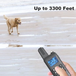 USMILEPET Dog Training Shock elettrico vibrazione impermeabile collare per animali domestici 800m telecomando Anti abbaiare ferma imbonitore per treno per cani - Product Image 3
