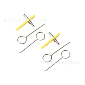 Expandeur dentaire jaune, instrument orthodontique, composants métalliques, vis d'expansion manuelle avec feuille de plastique - Product Image 3