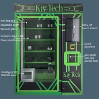 Distributeur automatique intelligent à écran large, 24h/24, avec manipulateur d'axe XY pour la vente de nourriture et de boissons, SDK inclus
