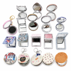 Specchio Promozionale Personalizzato con Logo, Specchio da Trucco Portatile Classico per Donna, Ideale per Vendita all'Ingrosso nei Supermercati - Product Image 2