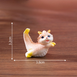 Creativa e Carina Statuetta in Stile Cinese 3D per il Nuovo Anno, Anno del Drago, Scatola Sorpresa, Accessori Decorativi, Micro Paesaggio per Cruscotto Auto - Product Image 5