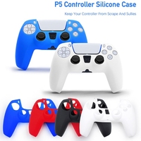 Nouveau jeu bâton anti-dérapant Joypad étui en silicone pour PS5 contrôleur coque étui Gamepad peau de protection