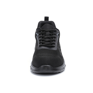 JIANKUN-Chaussures de sécurité unisexes de haute qualité en tissu à tricoter et TPU pour hommes avec coussin d'air PU, semelle extérieure anti-impact et anti-crevaison - Product Image 4