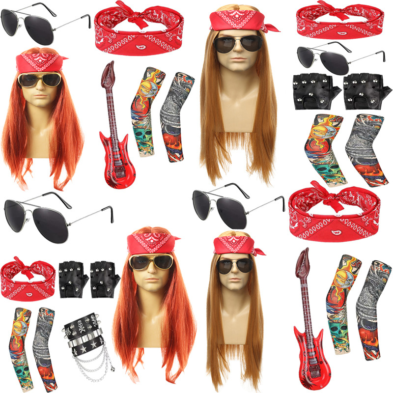 chinese dress ladies Red Punk Rocker Costume for Women