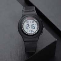 Jam Tangan Digital Pria Kustom untuk Olahraga Luar Ruangan, Jam Tangan Elektronik Tahan Air dengan Kronograf, Alarm Mingguan, Hadiah untuk Anak Laki-laki