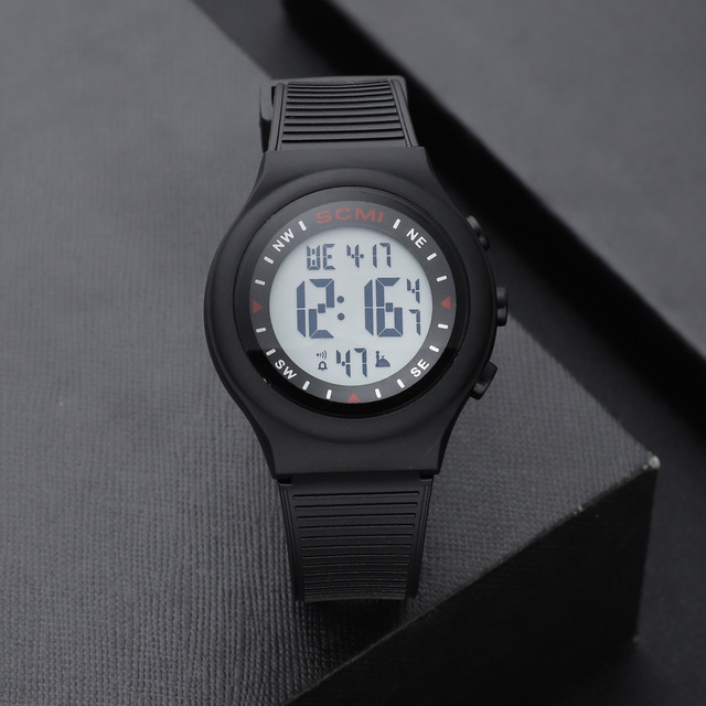 Mens Digital Customized Outdoor Sports Student Watches Waterproof Electronic Chronograph Week Alarm Wrist Watch Boys Kids Gift