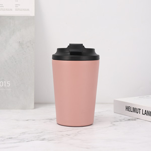 Vaso Térmico Personalizado con Logotipo, de Acero Inoxidable de Doble Pared, 12 oz, Reutilizable, para Café, Taza de Viaje con Tapa - Product Image 3