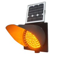 Marché thaïlandais Feu de signalisation solaire 300mm 230 led