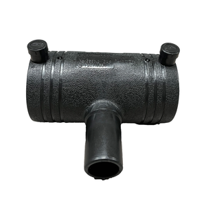 Accesorios de Electrofusión Negros PE100/80, Conector en T Reductor de 63mm-40mm, Accesorios de Tubería de Plástico HDPE de Tres Vías <span class=keywords><strong>para</strong></span> Sistemas de Plomería - Product Image 2