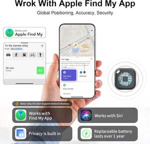 Localizador GPS Inteligente para Niños, <span class=keywords><strong>Compatible</strong></span> <span class=keywords><strong>con</strong></span> Apple Find My (Solo iOS) - Product Image 2