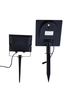 Lámpara Solar de Pared LED COB Súper Brillante OneOne, Aluminio Fundido a Presión, IP65 Impermeable, 8-10h, Sensor de Movimiento, Dos Etapas, para Jardines, Negra - Product Image 4