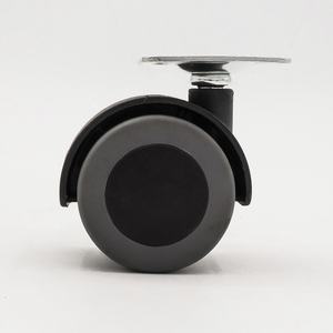 Großhandel 1,5 Zoll <span class=keywords><strong>40mm</strong></span> PU <span class=keywords><strong>Nylon</strong></span> drehbare Möbel rollen mit Bremse für Krankenhaus Schule Badezimmer Lager anwendungen - Product Image 4