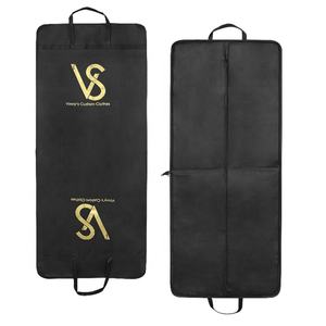 Logotipo de impresión personalizado <span class=keywords><strong>verde</strong></span> grande hombres <span class=keywords><strong>traje</strong></span> almacenamiento ropa organizador bolsas cubierta para ropa - Product Image 5