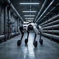 Chien robot haute performance et robuste Hypertron T01 pour l'inspection industrielle