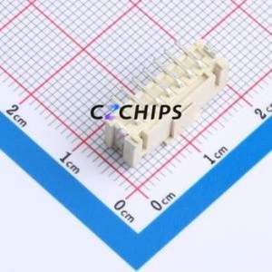 HCZZ0469-7 Wire-to-Board Pin Header SMD,P=2mm Connector ( Pin Structure: 1x7P )( Pitch: 2mm )( Mounting Type: Vertical Mount ) - Product Image 2