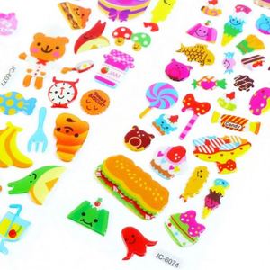 Pegatinas para álbumes de recortes, pegatinas 3D de dinosaurios, pegatinas hinchables de comida, hamburguesas, donuts, dulces y juguetes para Bullet Journal, paquete variado para niños - Product Image 4